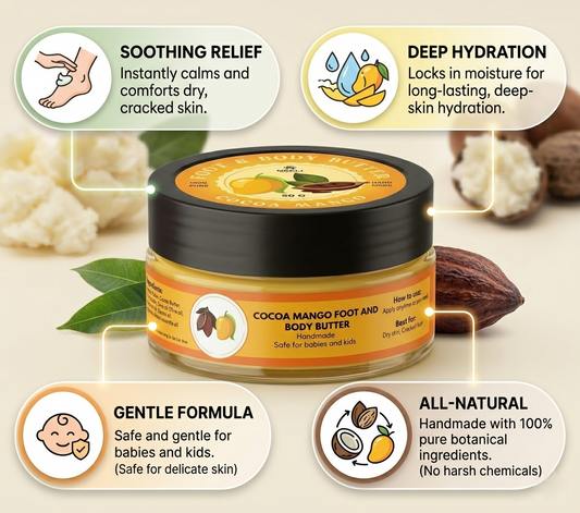 Cocoa Mango Foot and Body Butter